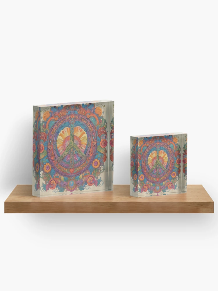 Thumbnail 3 of 5, Acrylic Block, Colorful Unity designed and sold by S-R-TDesign.