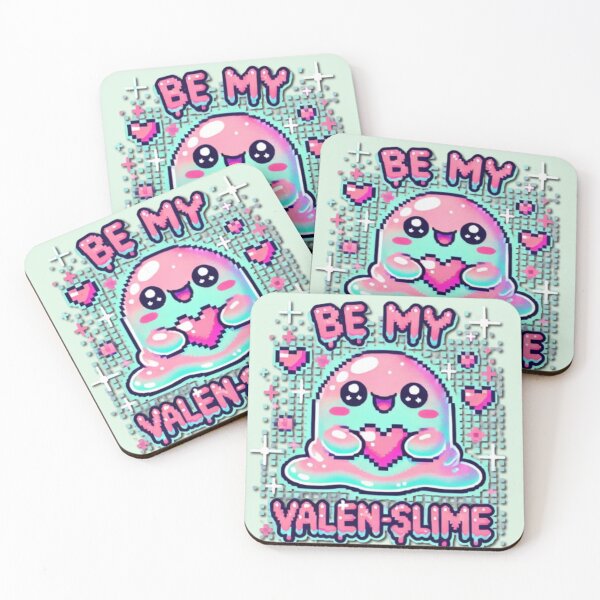 Item preview, Be My Valen-slime – Kawaii Slime Valentine Design designed and sold by Aredbox.