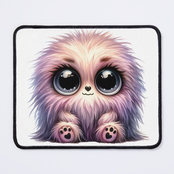 Item preview, Cute Fluffy Monster designed and sold by MoonMonkeyNbear.