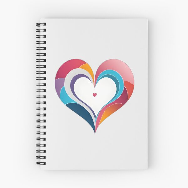 Item preview, Colorful Love Heart Shape : Minimalist Heart Design for Love, Valentine's Day, and Everyday Wear designed and sold by SGCreations-78.