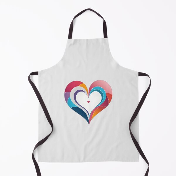 Item preview, Colorful Love Heart Shape : Minimalist Heart Design for Love, Valentine's Day, and Everyday Wear designed and sold by SGCreations-78.