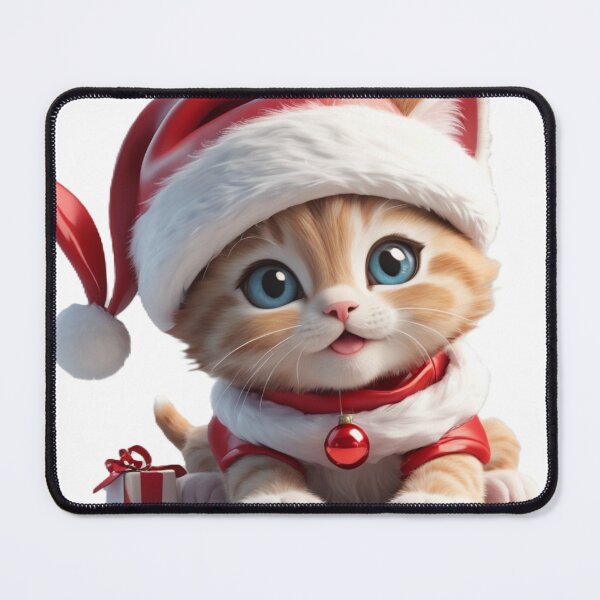 Item preview, Brighten up your holidays with an adorable feline accent! designed and sold by Izabela Włodarczyk.