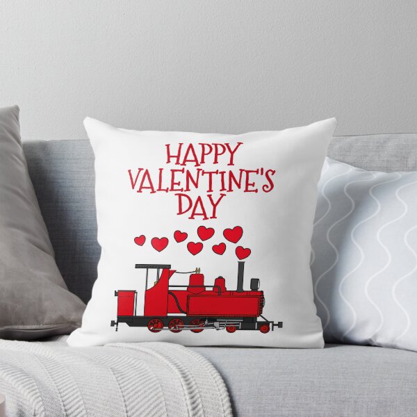Item preview, Valentines Day Steam Train Rail Enthusiast designed and sold by doodlerob.