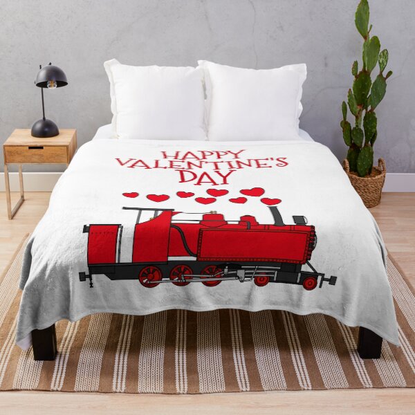 Item preview, Valentines Day Steam Train Rail Enthusiast designed and sold by doodlerob.
