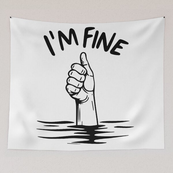 Item preview, i am fine  designed and sold by helenostore.