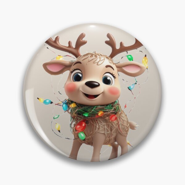 Item preview, Christmas deer designed and sold by Izabela Włodarczyk.