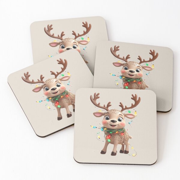 Item preview, Christmas deer designed and sold by Izabela Włodarczyk.