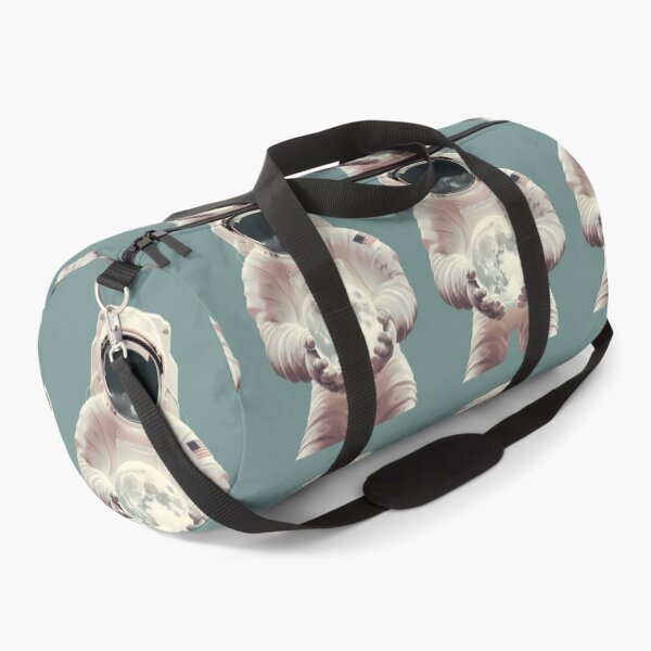Item preview, Astronaut Cradling Moon Light USA America designed and sold by ART ATTACK ZONE.