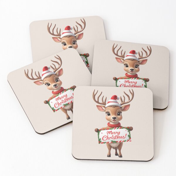Item preview, Deer wishes you a Merry Christmas designed and sold by Izabela Włodarczyk.