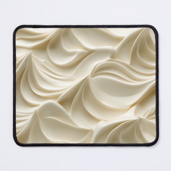 Item preview, 3D Whipped Cream Swirl Pattern - Soft Beige Aesthetic designed and sold by joanafly.