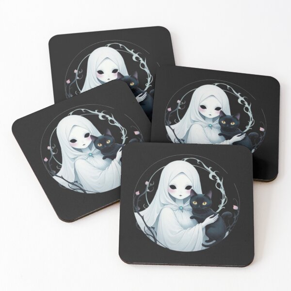 Item preview, Ghost with Cat designed and sold by Planetporridge.