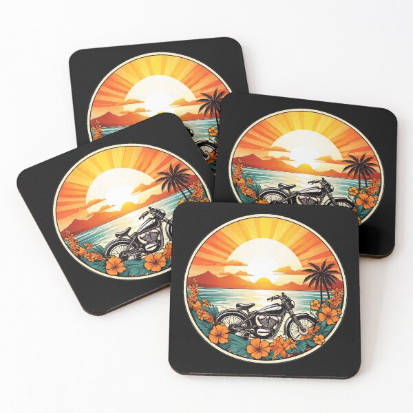 Item preview, Holiday Bike Ride on a Hawaiian Beach with Orchids designed and sold by NautiChic.