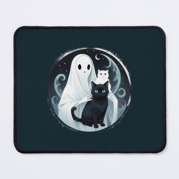 Item preview, Cat with Ghost designed and sold by Planetporridge.