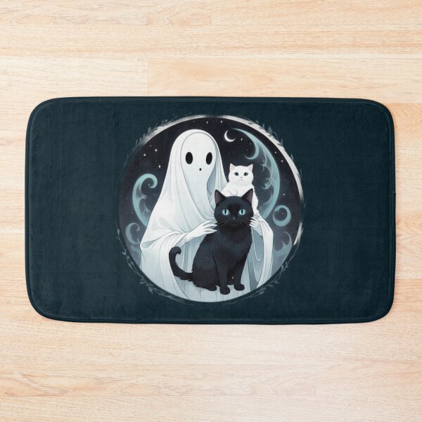 Item preview, Cat with Ghost designed and sold by Planetporridge.