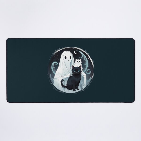 Item preview, Cat with Ghost designed and sold by Planetporridge.