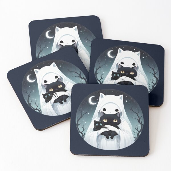 Item preview, Ghost and Cat designed and sold by Planetporridge.