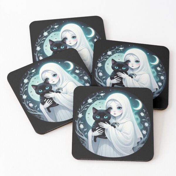 Item preview, Cat and Ghost designed and sold by Planetporridge.