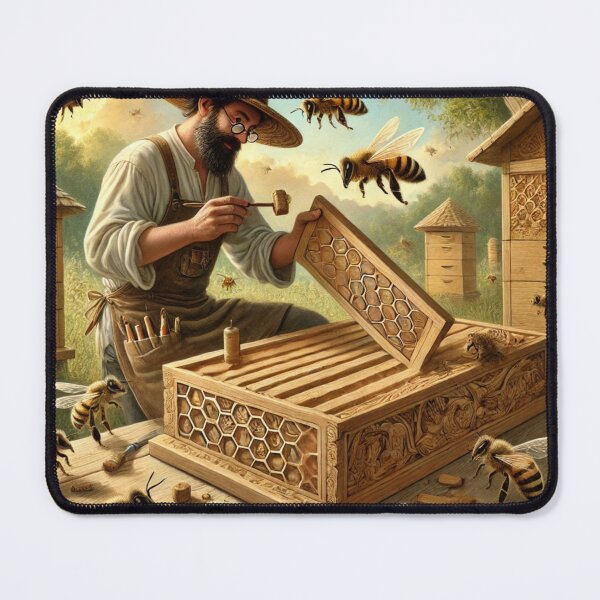 Item preview, Beekeeper - joiner decorates wooden elements of beehives designed and sold by DamioPolArt.