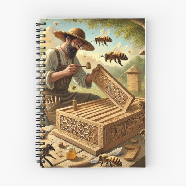 Item preview, Beekeeper - joiner decorates wooden elements of beehives designed and sold by DamioPolArt.