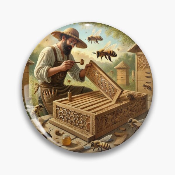 Item preview, Beekeeper - joiner decorates wooden elements of beehives designed and sold by DamioPolArt.