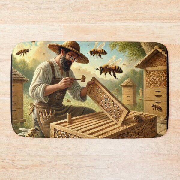Item preview, Beekeeper - joiner decorates wooden elements of beehives designed and sold by DamioPolArt.