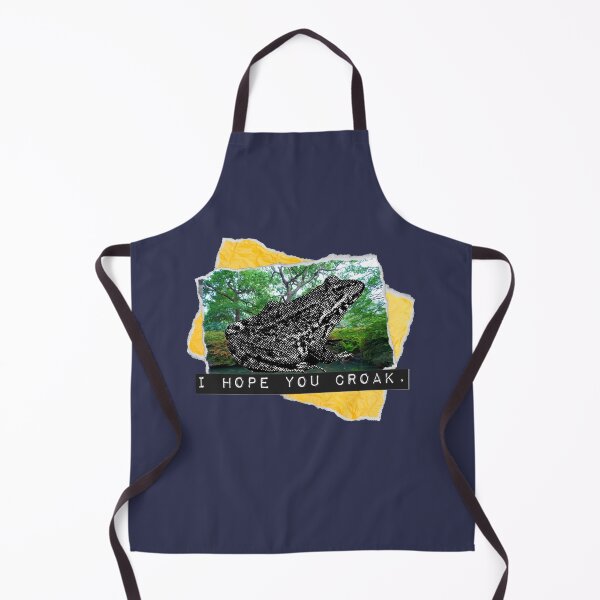 Item preview, I Hope You Croak.- Edgy Frog Collage Design designed and sold by SmirkDoodle Designs.
