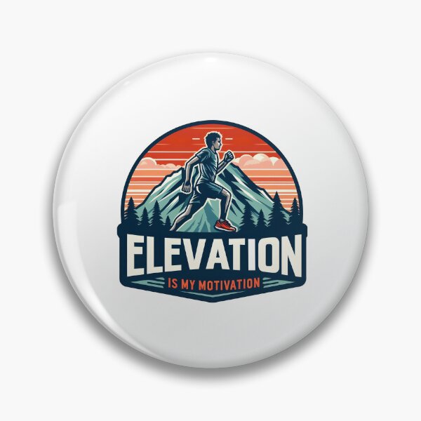 Artikelvorschau, Die Höhe ist meine Motivation Bergläufer entworfen und verkauft von Be-Adventurous.