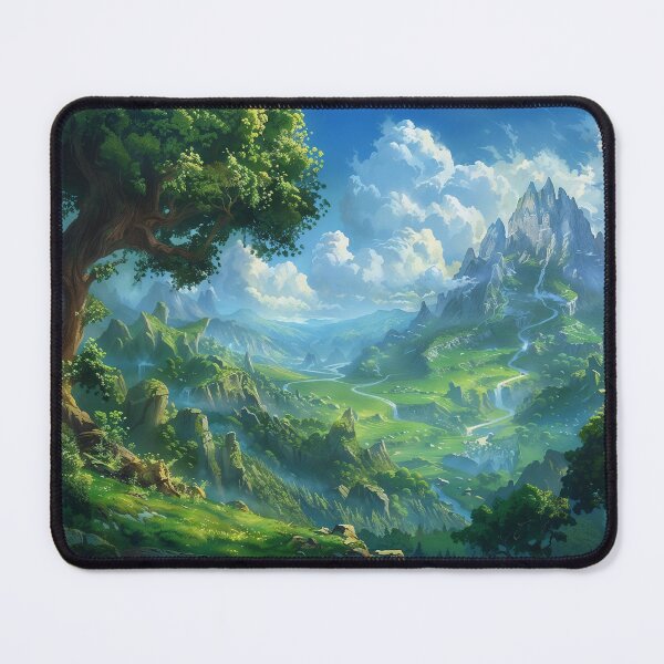 Item preview, Fantasy Forest Mountain Landscape designed and sold by Lumaria Designs.