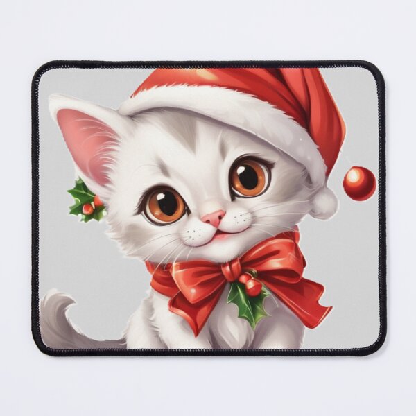 Item preview, Adorable Christmas Kitten designed and sold by Izabela Włodarczyk.