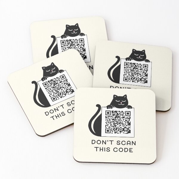 Item preview, CAT QR CODE designed and sold by coffeeman.