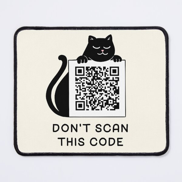 Item preview, CAT QR CODE designed and sold by coffeeman.