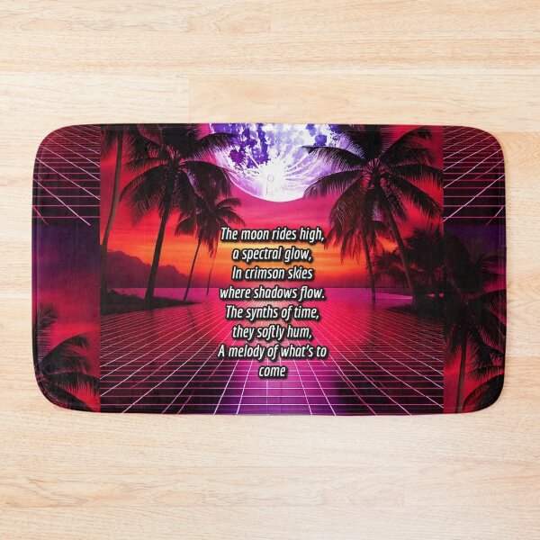 Item preview, Crimson Horizon - Synthway Poetry Art Work designed and sold by Unwind-Art-Work.