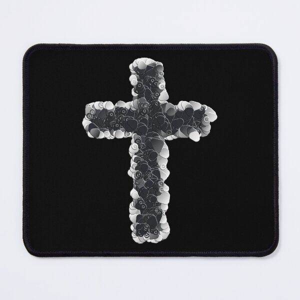 Item preview, christ 3d bubles black white designed and sold by nogamax.