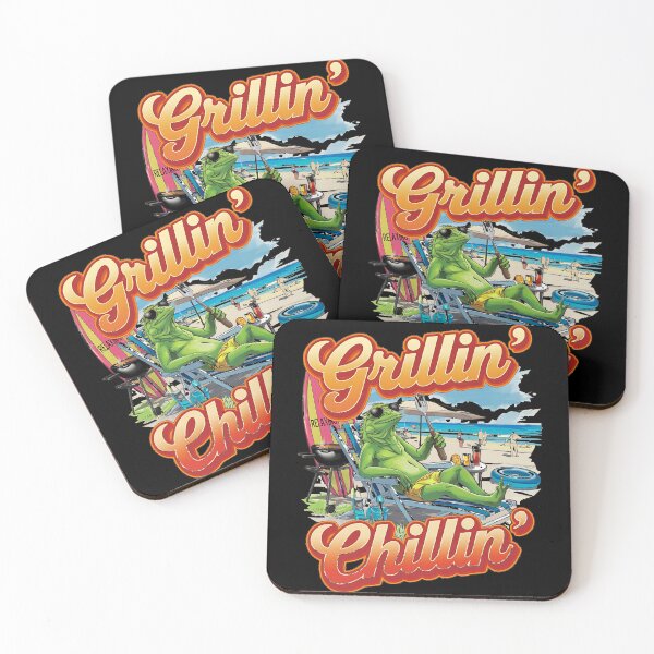 Item preview, Grillin chillin - Serial griller - BBQ party - Smokin'good times - Fire up - The grillmaster - Grill and chill - Time to grill designed and sold by JansenGS.