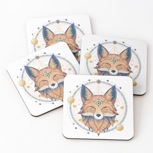 Aperçu de l'œuvre Dans le calme de la nuit, le renard trouve son chemin. créée et vendue par pollosdesigns.