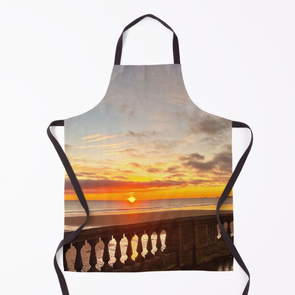 Item preview, Sunrise over the balustrade on Blyth promenade designed and sold by Violaman.