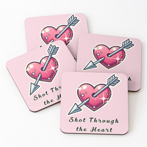 Item preview, Shot Through the Heart - Romantic Arrow Design designed and sold by Dantin.