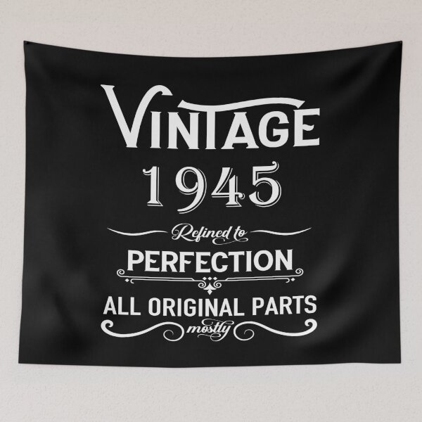 Item preview, Vintage Born in 1945 birthday funny 80th birthday gift designed and sold by Alexaltay.