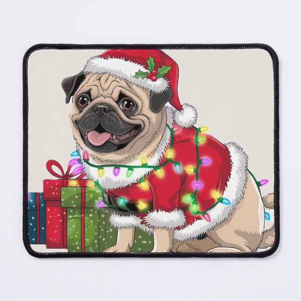 Item preview, Santa Pug designed and sold by Izabela Włodarczyk.