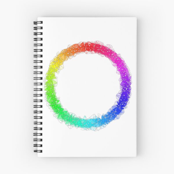 Item preview, Rainbow big round triangles circle pattern designed and sold by nogamax.