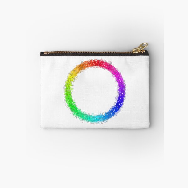 Item preview, Rainbow big round triangles circle pattern designed and sold by nogamax.