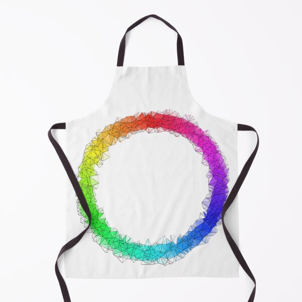 Item preview, Rainbow big triangles circle pattern designed and sold by nogamax.