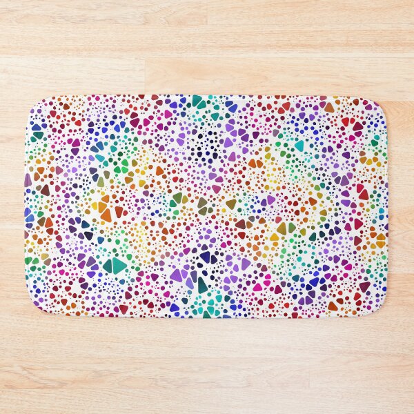 Item preview, 45 mini round triangles rainbow pattern designed and sold by nogamax.