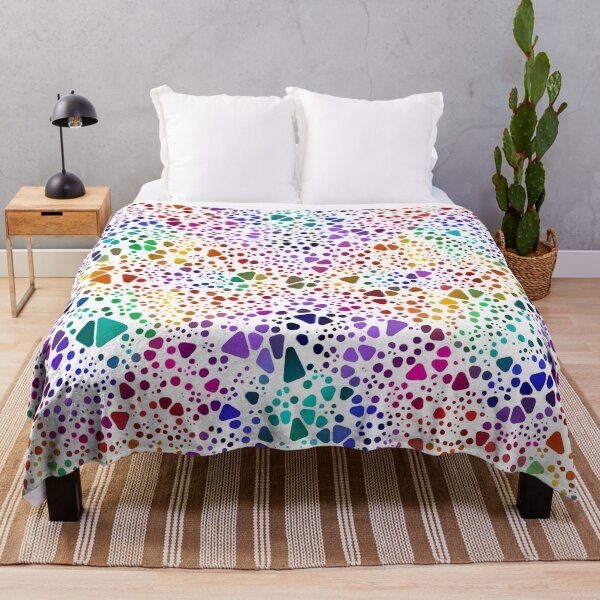 Item preview, 45 mini round triangles rainbow pattern designed and sold by nogamax.