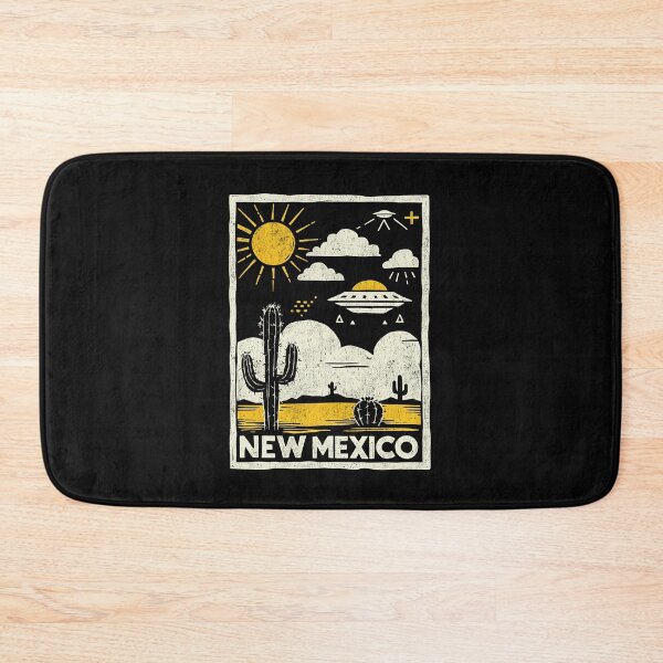 Item preview, New Mexico Retro Alien UFO Desert designed and sold by Mystikos Art.