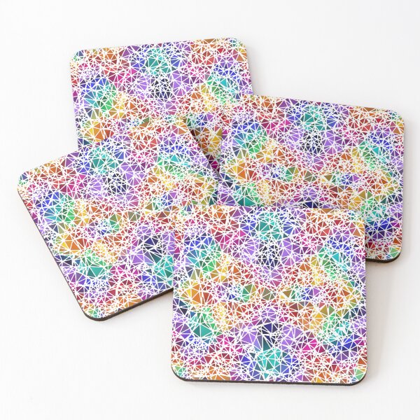 Item preview, 45 round triangles rainbow pattern designed and sold by nogamax.