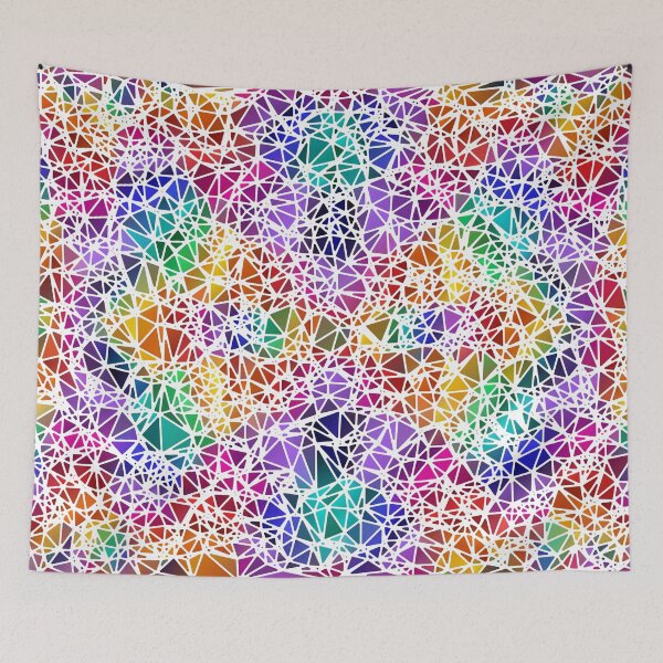 Item preview, 45 round triangles rainbow pattern designed and sold by nogamax.