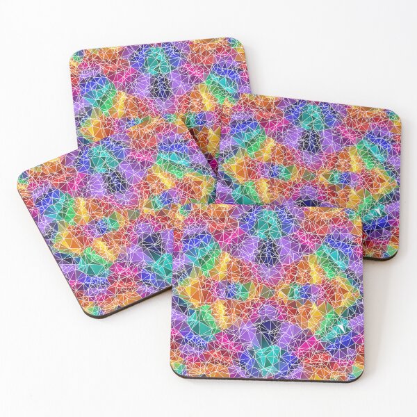 Item preview, 45 triangles rainbow pattern designed and sold by nogamax.