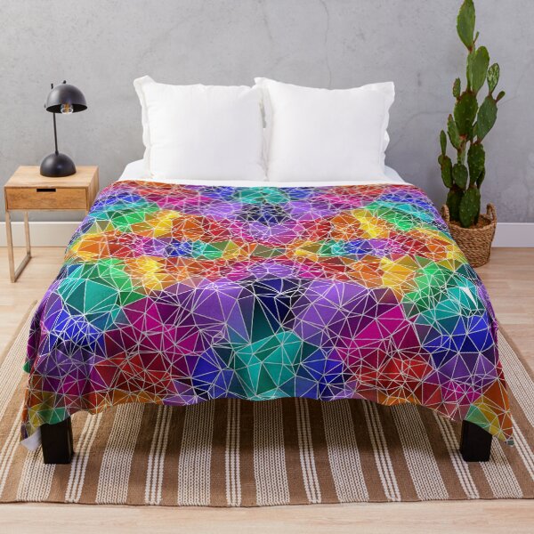 Item preview, 45 triangles rainbow pattern designed and sold by nogamax.