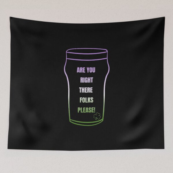Artikelvorschau, Habt ihr da recht, Leute, bitte!, Genderqueer-Pride-Flaggengrafik, St. Patrick's Day, Pintglasdesign, Kleeblatt, 17. März, irisches Sprichwort, Kleeblatt, Paddy's Day, entworfen und verkauft von PrideBeProud.